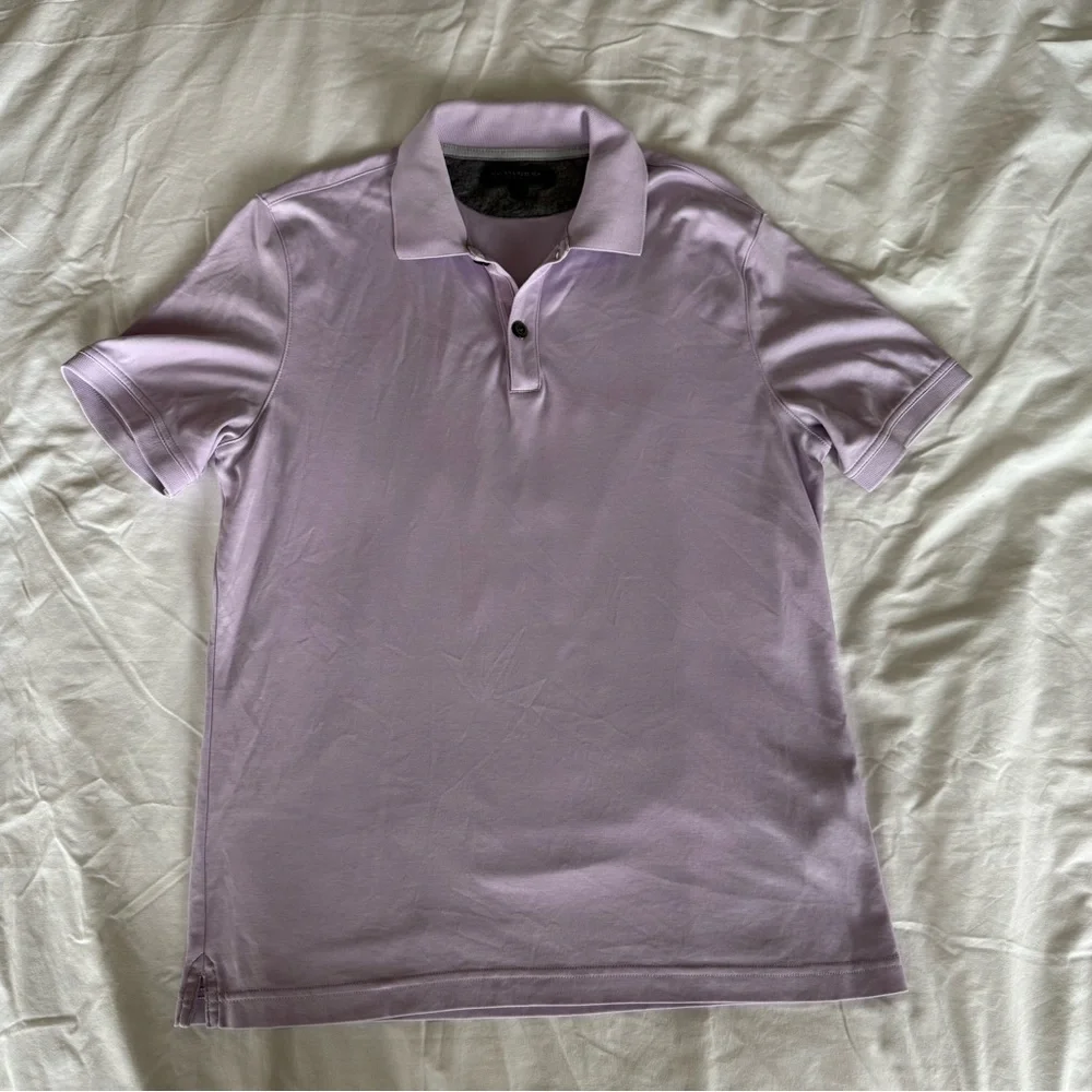 Men’s Banana Republic Luxury Touch Lavender Polo Shirt